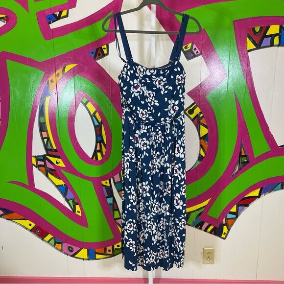 Lane Bryant Dresses & Skirts - Lane Bryant, Floral Summer Dress. Removeable Straps. Size 14/16. Excellent cond